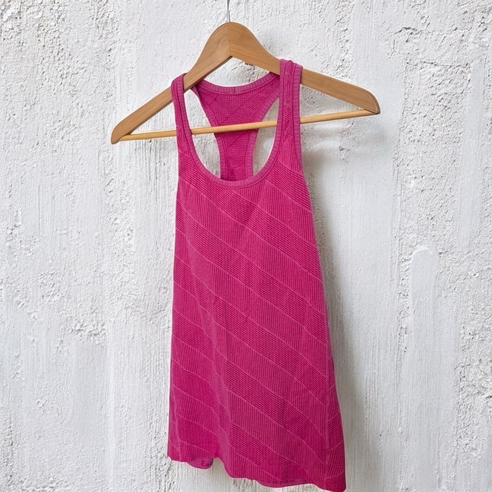 Lululemon Pink Racerback Tank Top 8